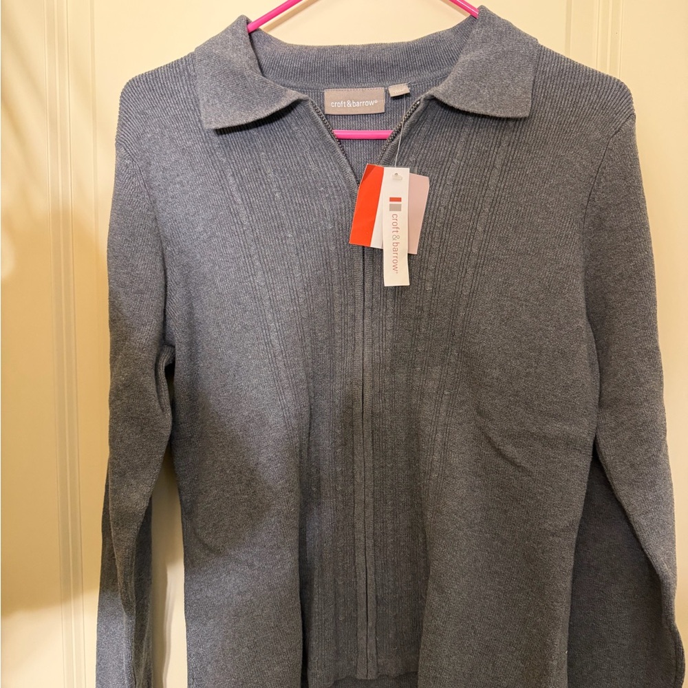 Croft & Barrow Gray Women's Turtleneck Sweater